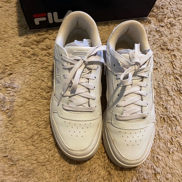 Women’s Fila LNX 100 White Monochrome Size 8.5 - Picture 3 of 4